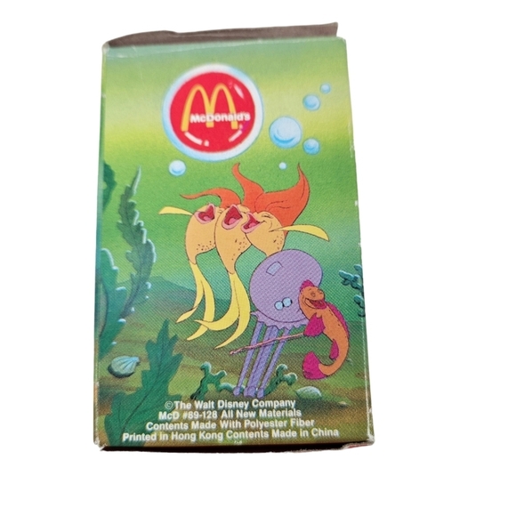 Vintage McDonald's Disney Little Mermaid Sebastian Plush Christmas Ornament - Picture 7 of 9